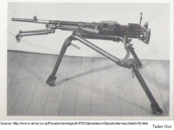 Side view of M-2 10 Taden Gun