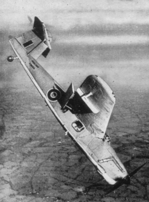 Fairey Barracuda in a dive