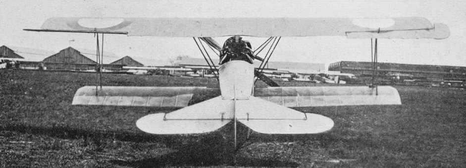 Fokker D.VII from behind 