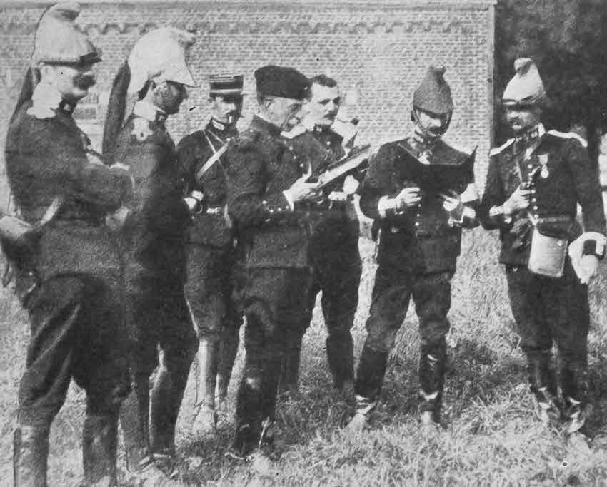 French Staff Officers in the field, 1914 