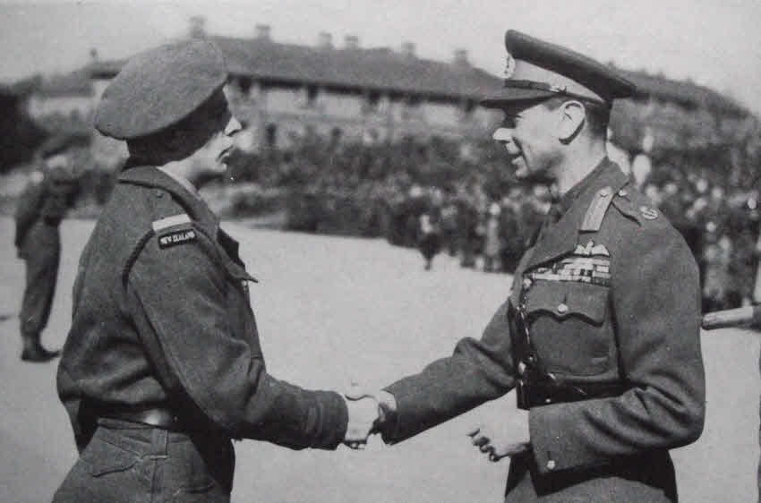 King George VI and Cadet D. G. Whiting 