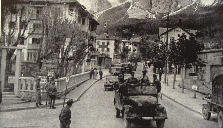 German POWs in Cortina 