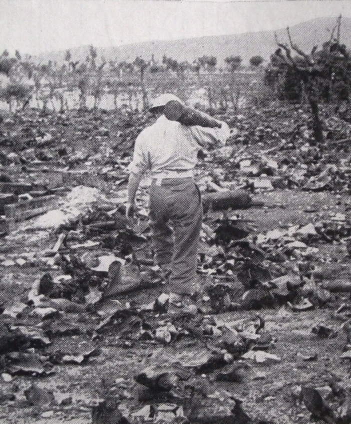 Destroyed German Ammo Dump, Italy, 1944 