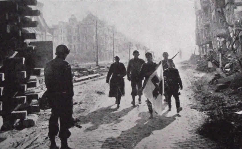 German Medics surrender at Coblenz 