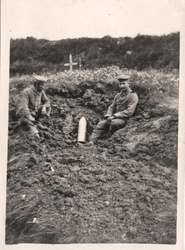 German Position on Thiepval Spur, Somme, 1916 