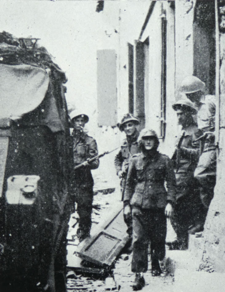 German sniper captured at Caen 