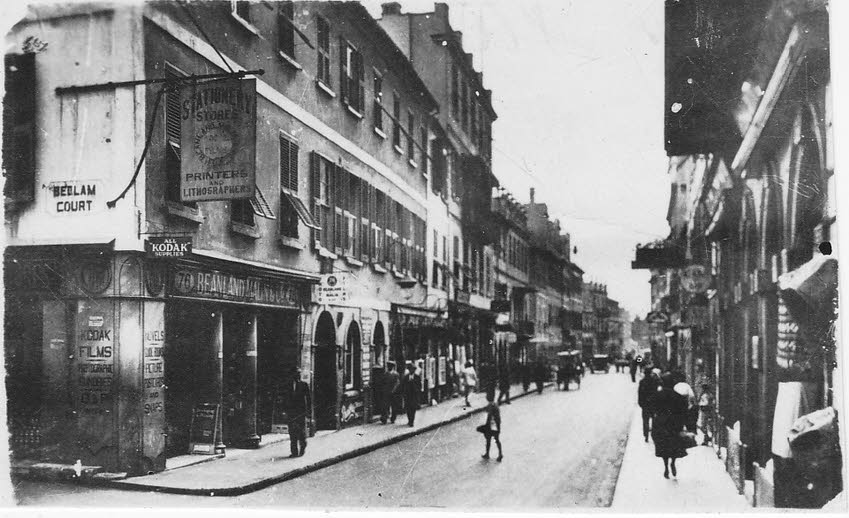 A Gibraltar Street in 1944 