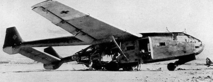 Gotha Go 242 glider at Catania, 1943