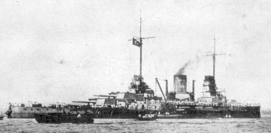 Side view of SMS Goeben 