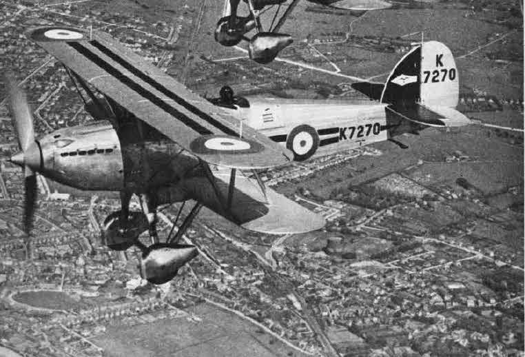 Close-up of Hawker Fury Mk.II 