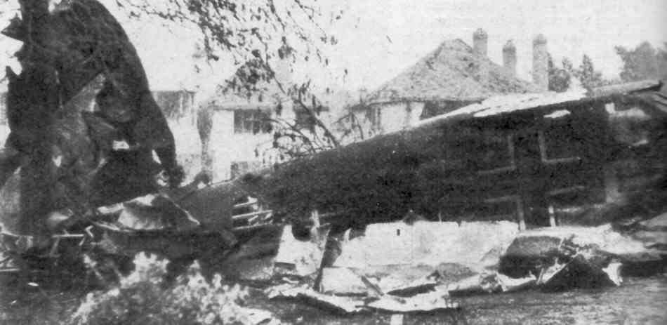 Heinkel He 111 crashed at Clacton