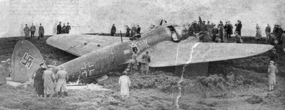 Heinkel He 111 crashed in Scotland