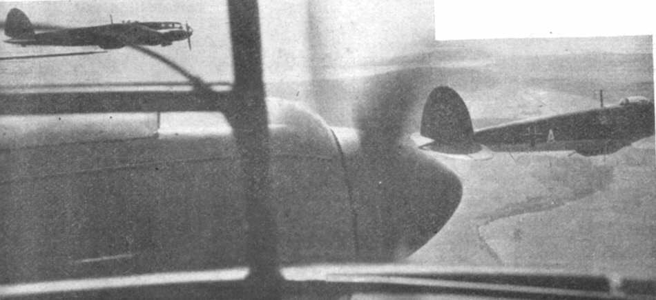 Heinkel He 111 in flight