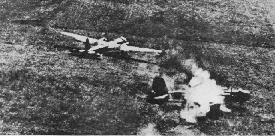 Heinkel He 177 attacked on the ground 
