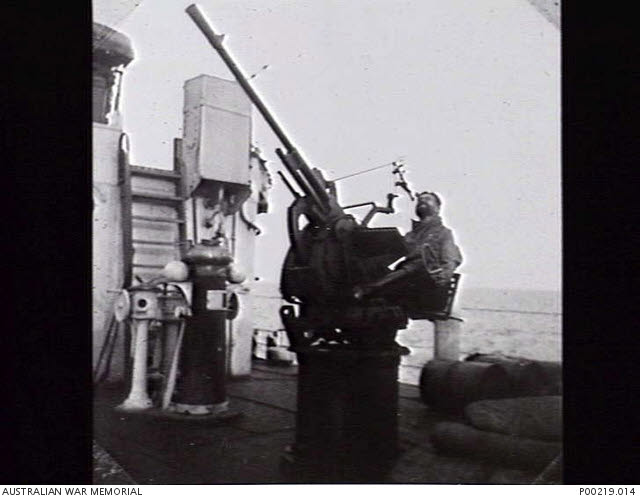 20mm Breda on HMAS Vendetta