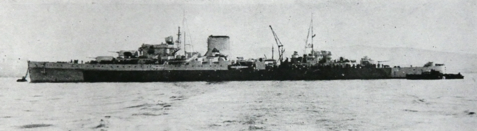HMNZS Achilles after 1943-44 refit 