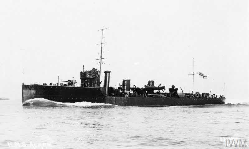 HMS Alarm from the left 