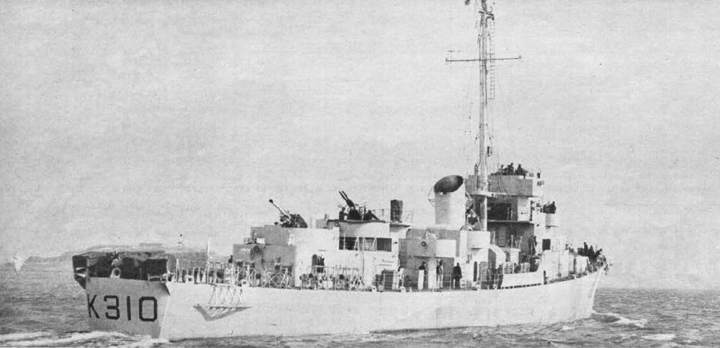 HMS Bayntun from the stern 