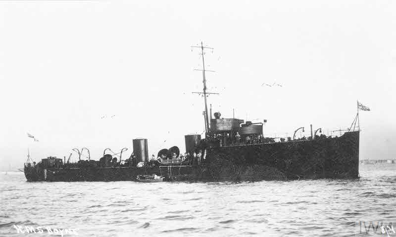 HMS Boyne from the right 