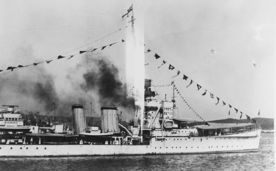 HMS Cairo in 1920 