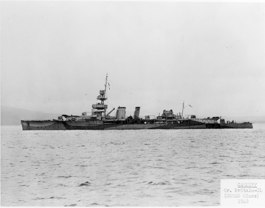 HMS Cardiff from the left 