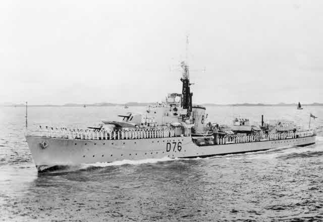 HMS Consort at Singapore, 1956 