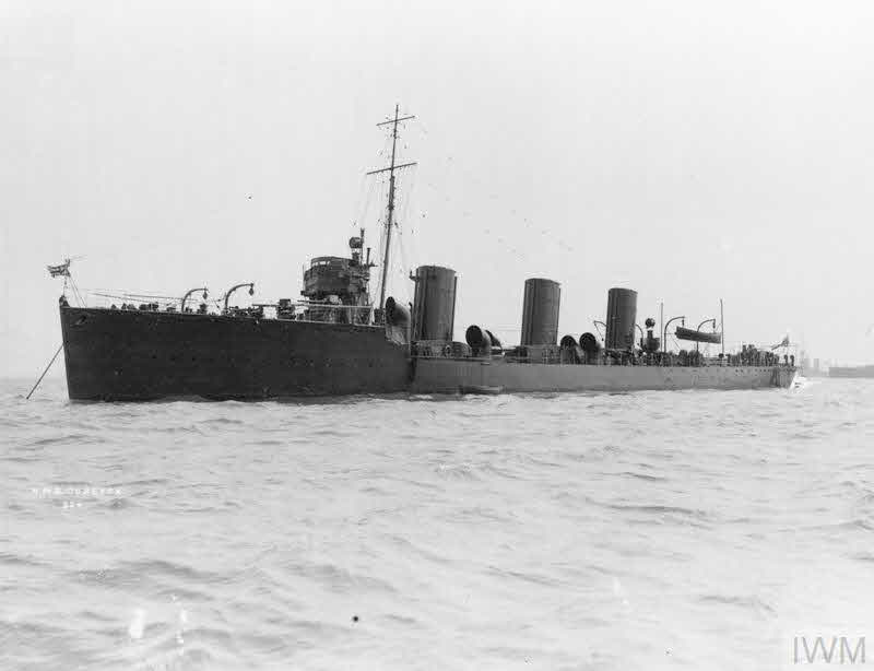 HMS Cossack in 1913 