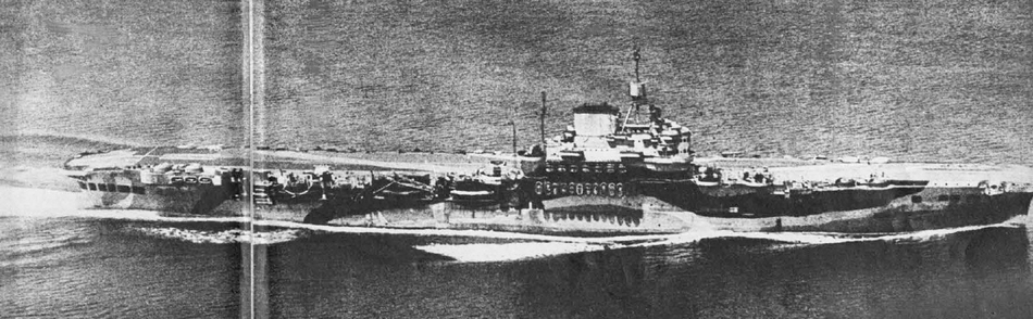 HMS Formidable from the right 