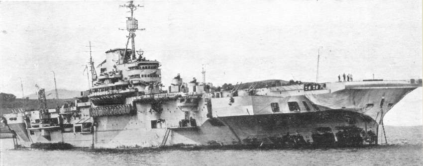 Newly commissioned HMS Implacable, late 1944 