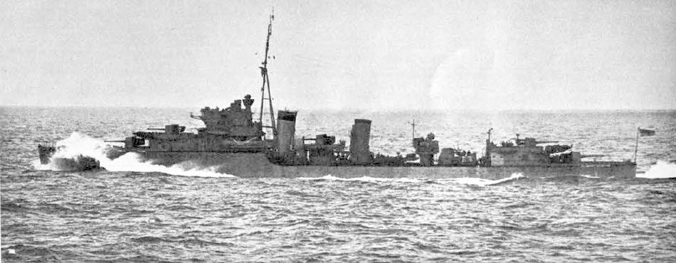 'I' Class Flotilla Leader HMS Inglefield 