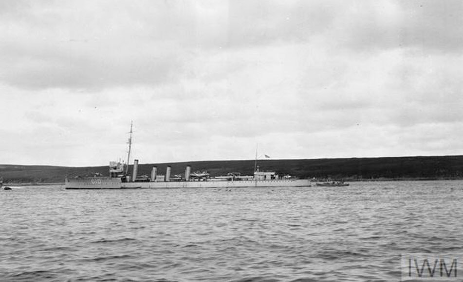 HMS Kempenfelt, 1917 