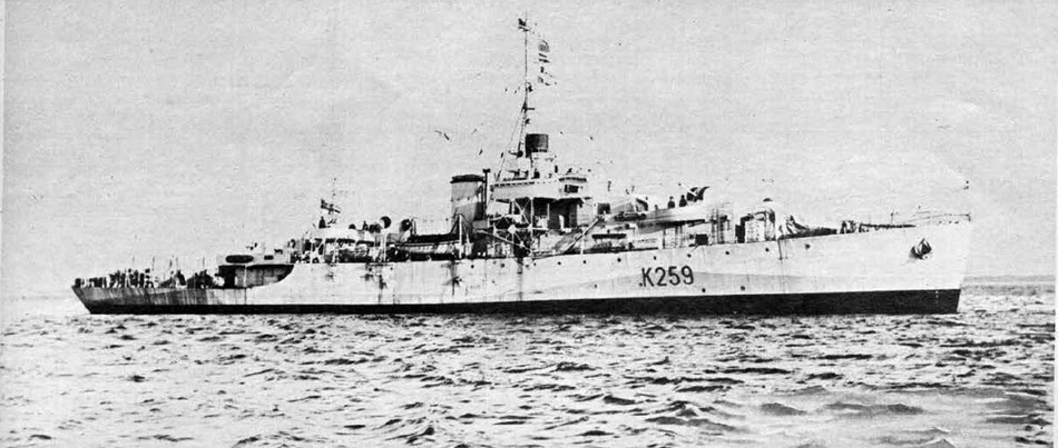 HMS Lagan (K259) from the right 
