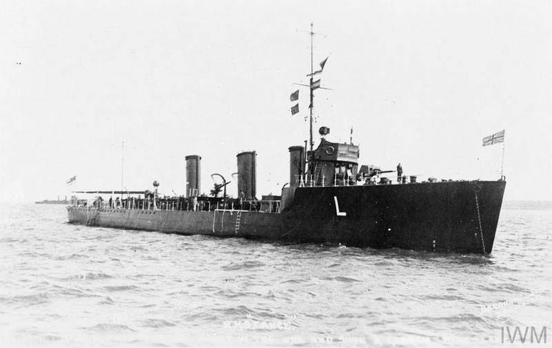 HMS Lance from the right 