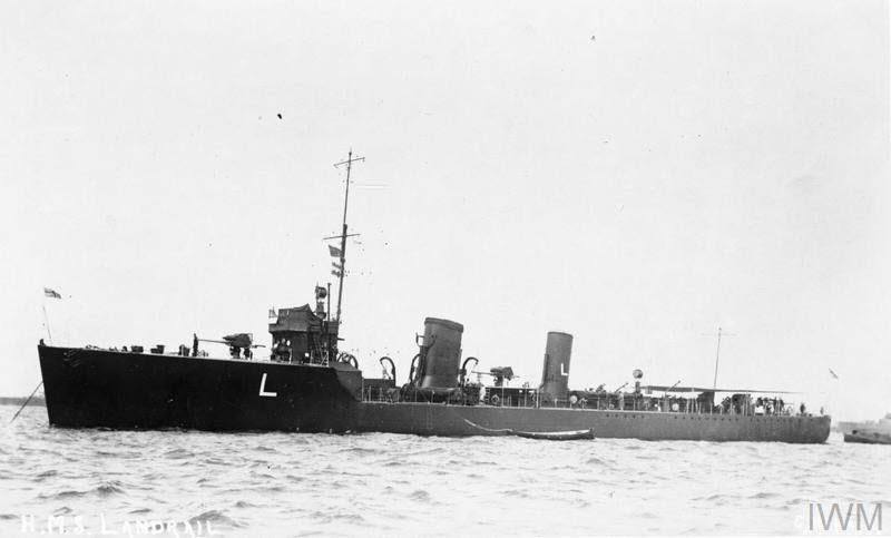 HMS Landrail from the left 