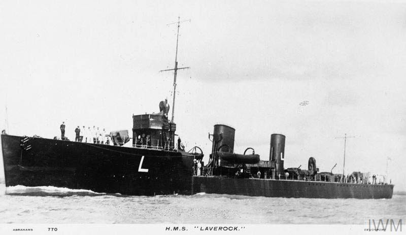 HMS Laverock from the left 