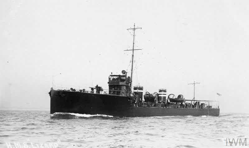 HMS Lizard from the left