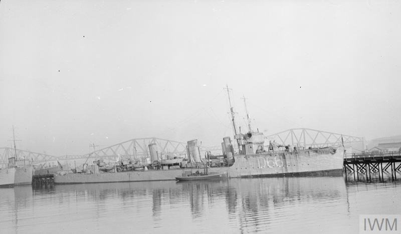 HMS Mastiff (D66), Rosyth, 1919 