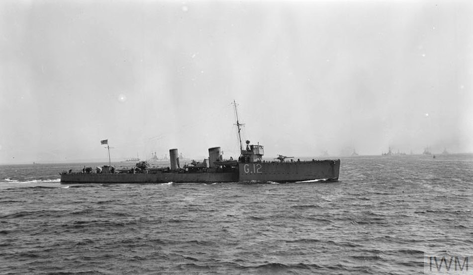 HMS Moon, Scapa Flow, 1917 