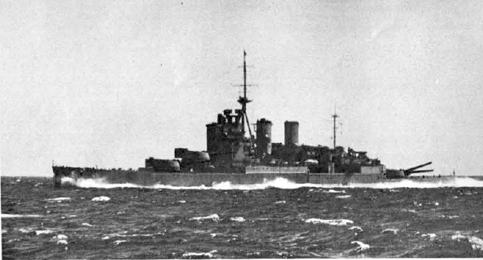 HMS Renown from the left 
