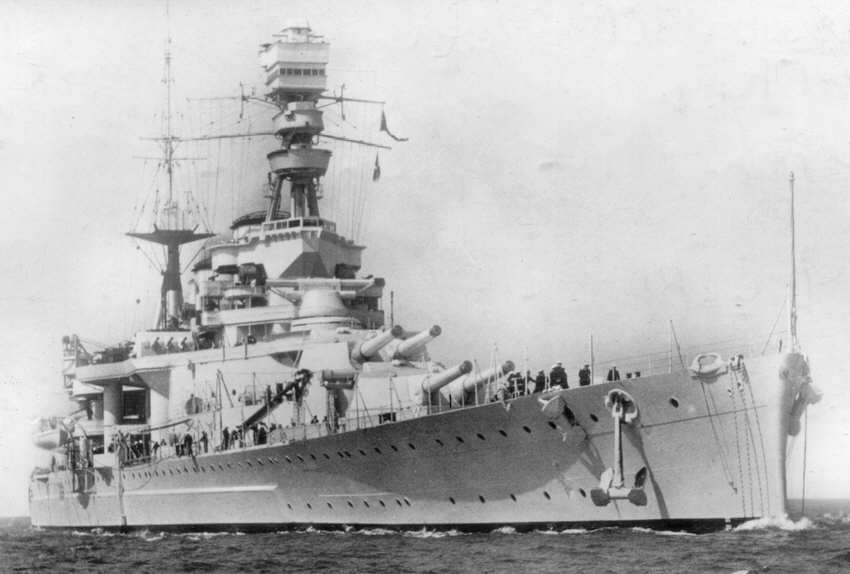 HMS Repulse in 1936 