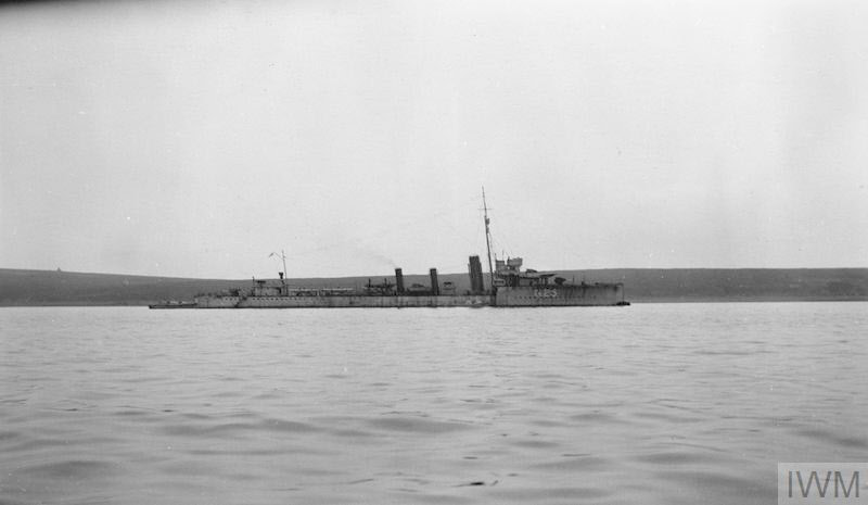 HMS Saumarez, Gutter Sound, 1918 