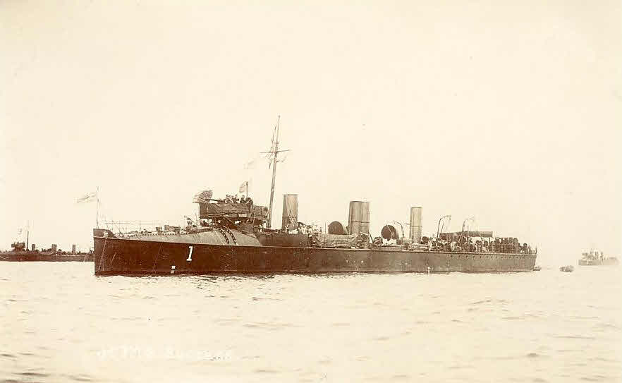 HMS Success from the left 