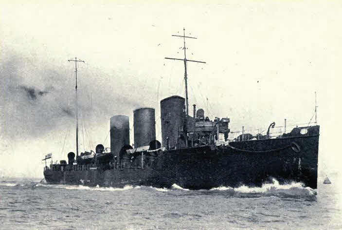 HMS Swift from the right 