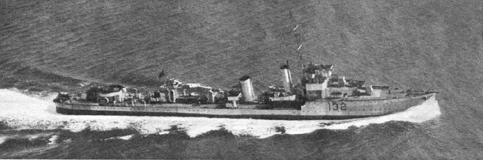 Admiralty V Class Destroyer HMS Versatile 