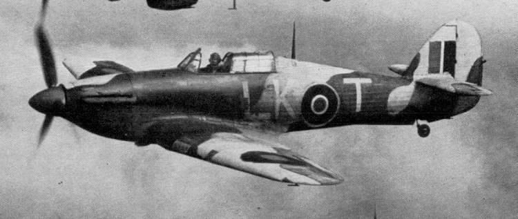 An eight-gun Hurricane Mk I of No.87 Squadron, seen during June 1941
