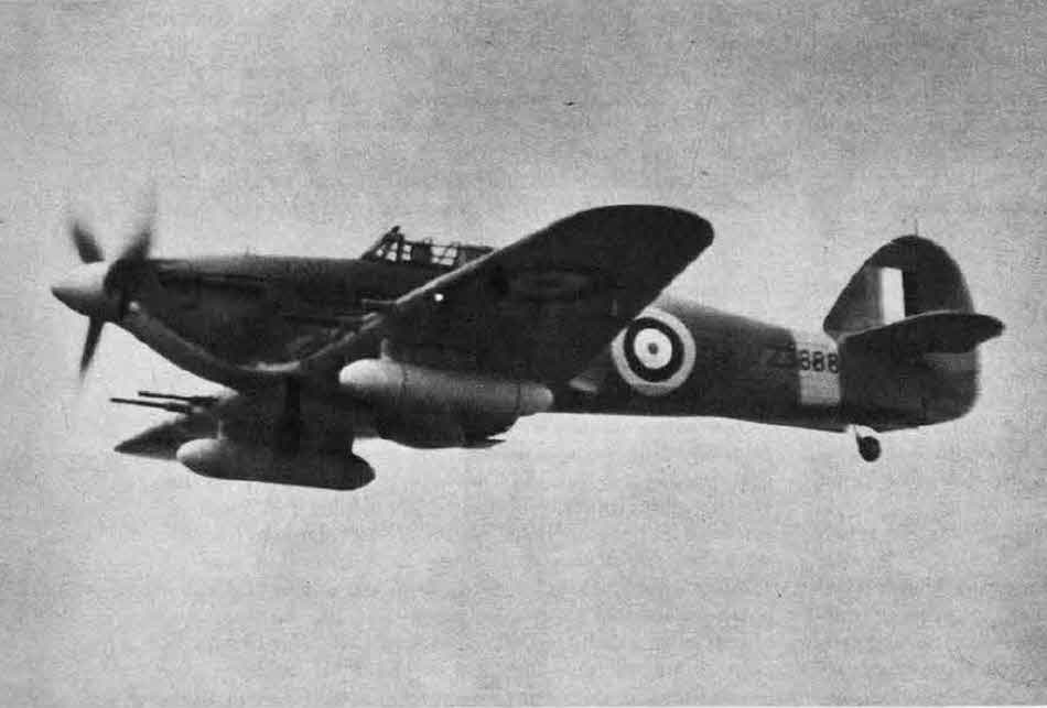 Hurricane Mk.IIC Z3888 in Flight 