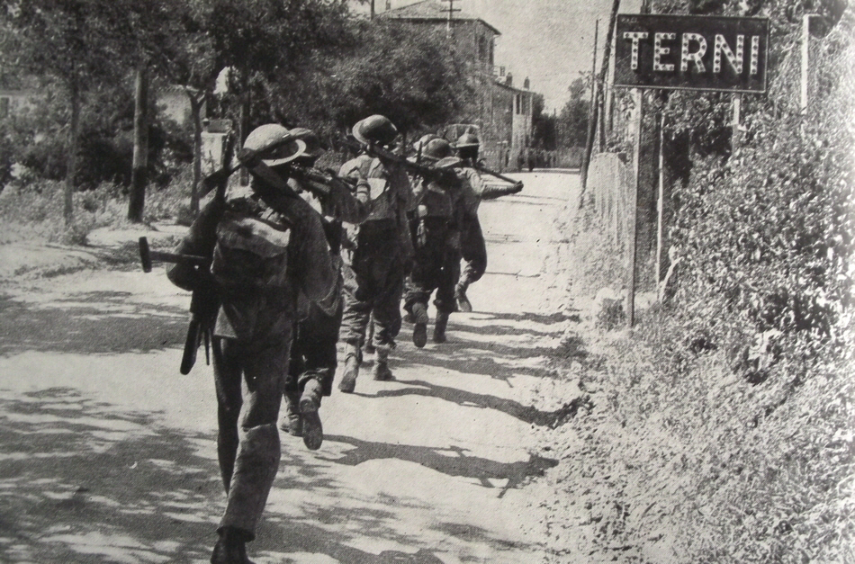 India Troops enter Terni, 1944 