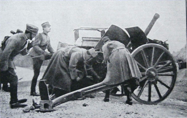 Italian Anti-Aircraft Gun of 1916