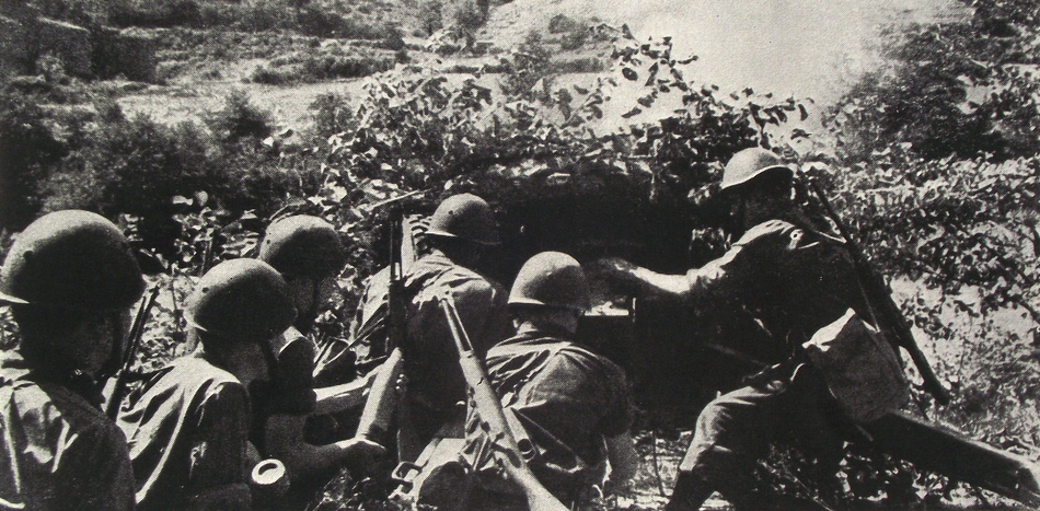 Italian Gunners on Allied side, Cassino Front 