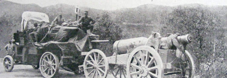 Italian Heavy Artillery Transport, 1916
